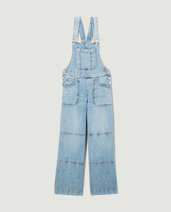 Salopette en jean baggy bleu - Pimkie