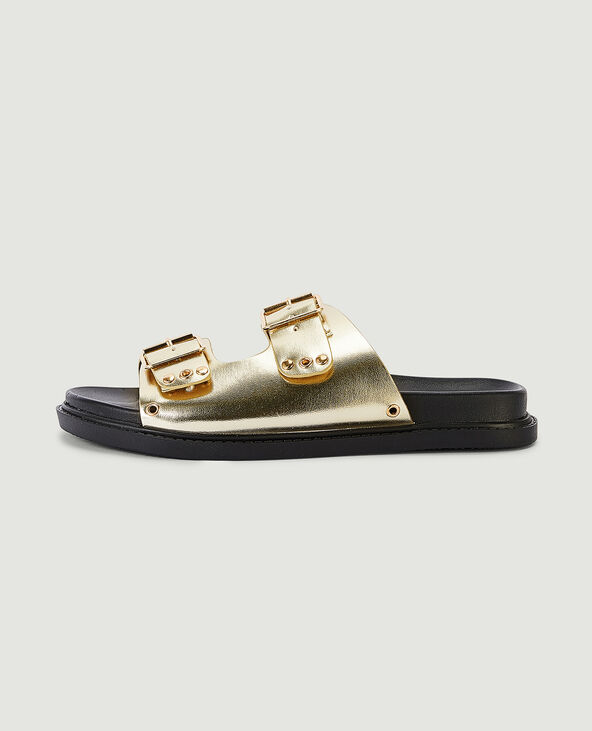Sandales à boucles doré - Pimkie