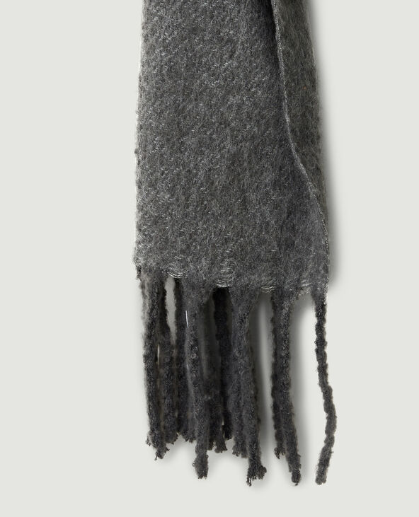 Echarpe XXL gris foncé - Pimkie