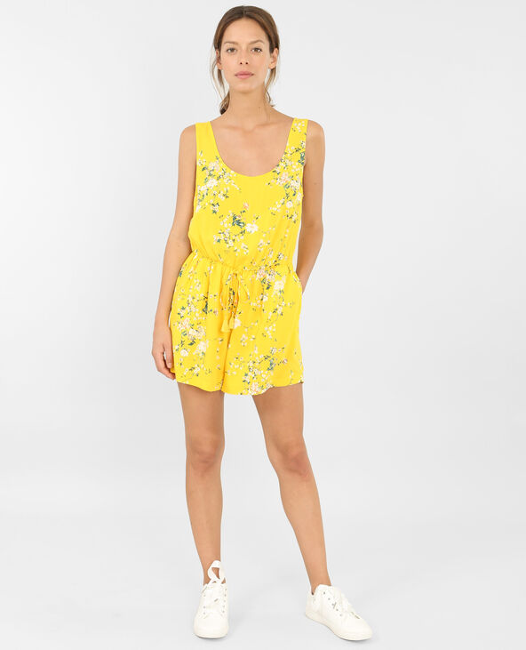 Combishort dos ouvert jaune - Pimkie