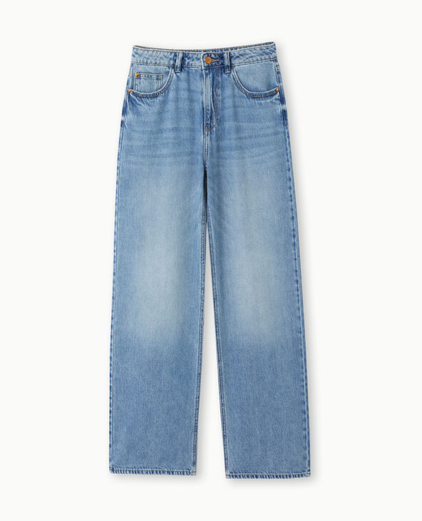 Jean wide taille haute bleu - Pimkie