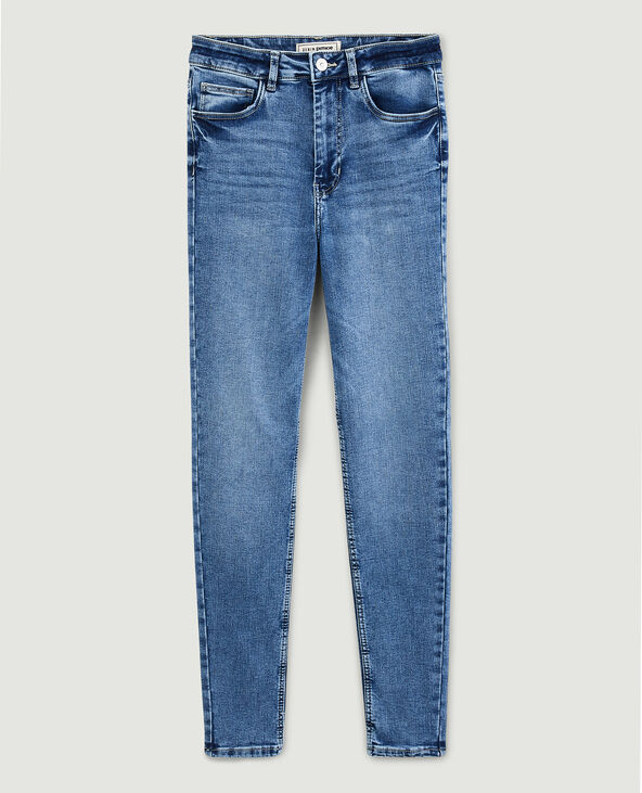 Jean skinny taille haute bleu - Pimkie