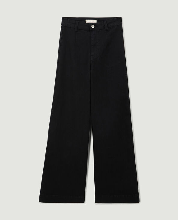 Jean wide taille haute noir - Pimkie