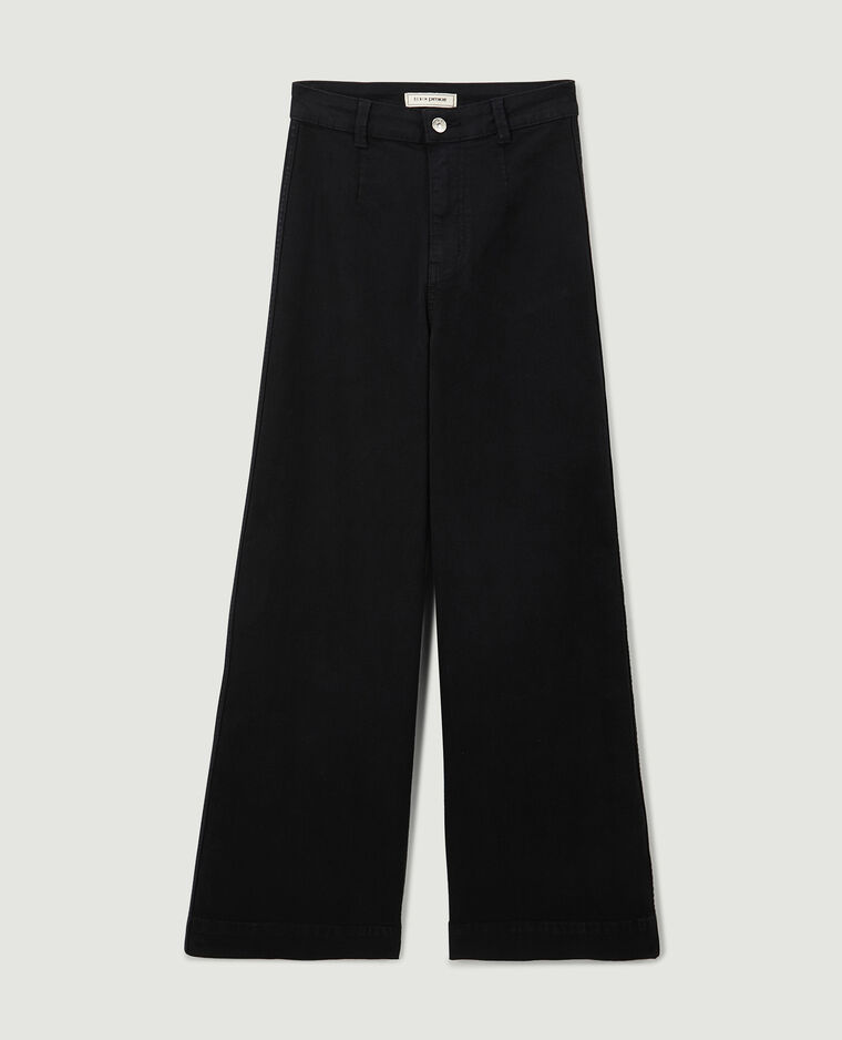 Jean wide taille haute gris foncé - Pimkie