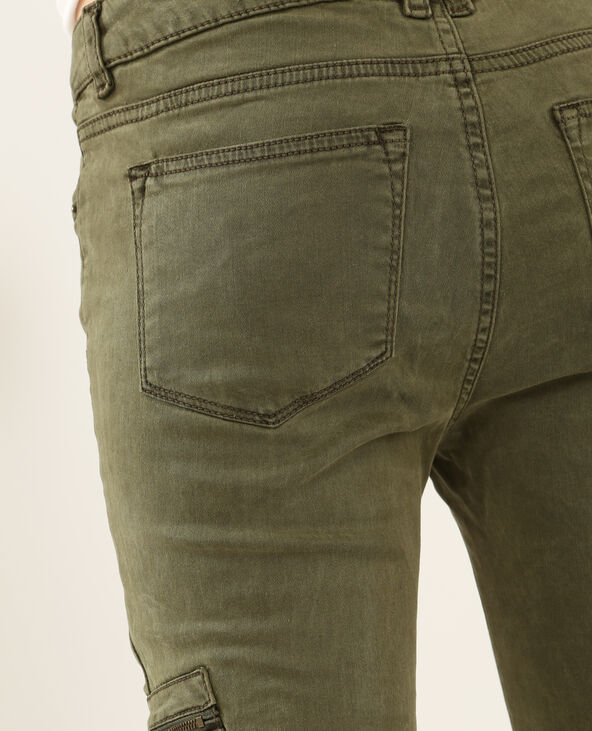 Pantalon skinny cargo taupe - Pimkie