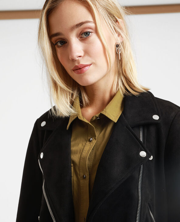 Veste biker noir - Pimkie