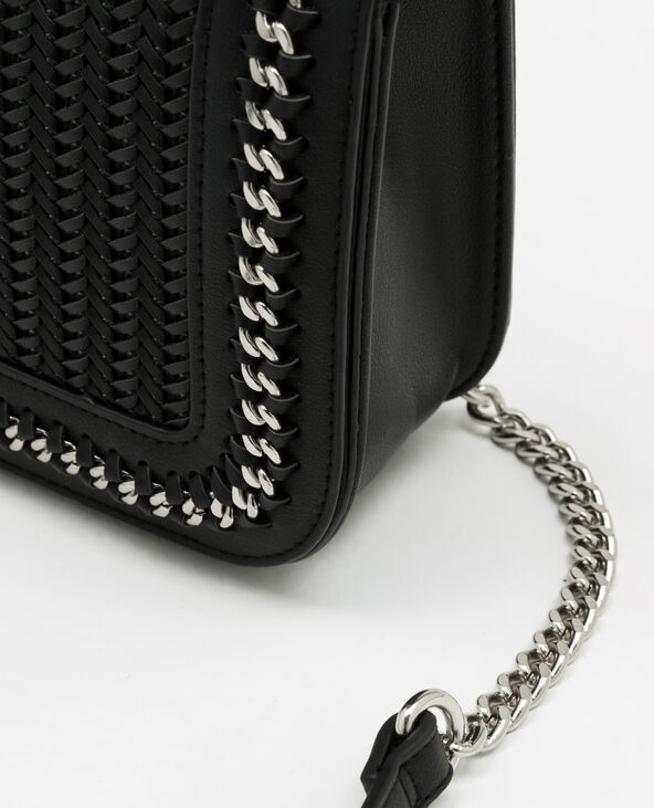 Sac en faux cuir tressé noir - Pimkie