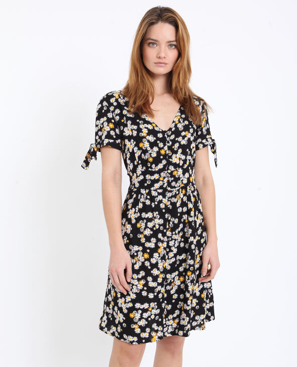 Robe fleurie noir - Pimkie