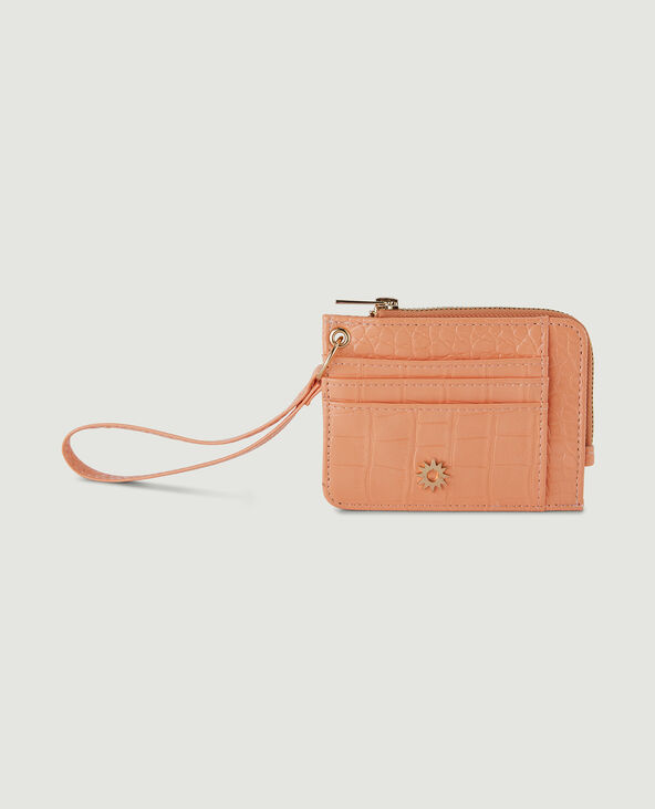 Porte-monnaie zippé orange - Pimkie