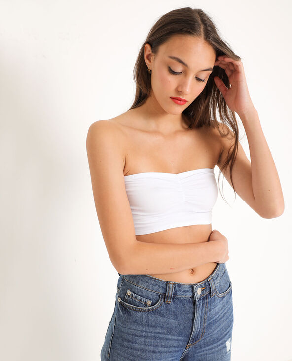 Brassière unie blanc - Pimkie