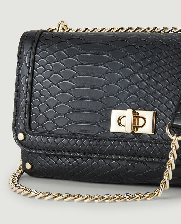 Sac pochette avec chaines noir - Pimkie