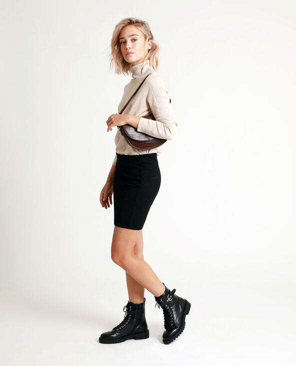 Pull col roulé beige - Pimkie