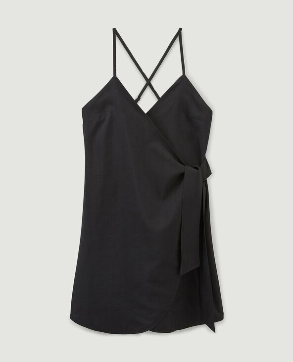 Combishort cache-coeur noir - Pimkie