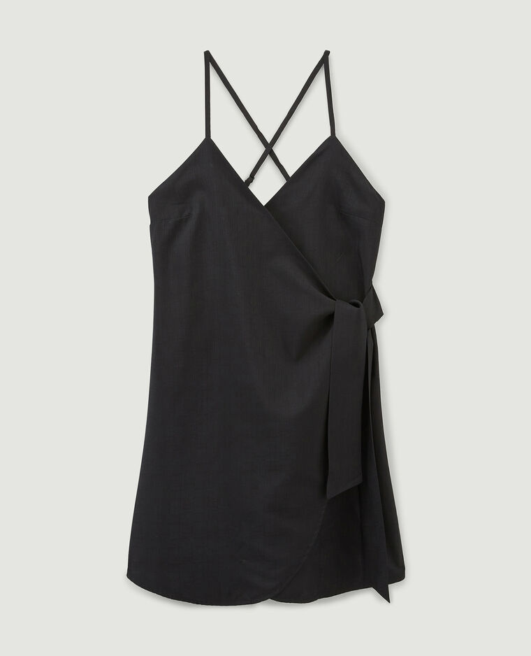 Combishort cache-coeur noir - Pimkie