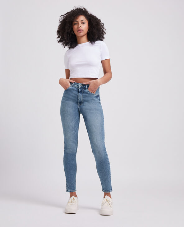 Jean skinny taille haute bleu - Pimkie