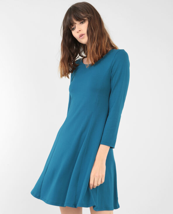 Robe trapèze bleu foncé - Pimkie
