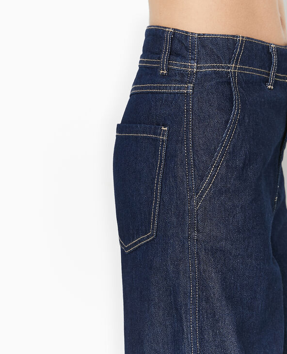 Jean wide taille haute bleu - Pimkie