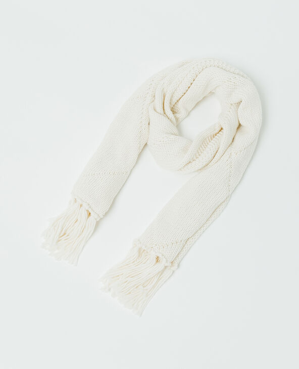 Echarpe à torsades blanc - Pimkie