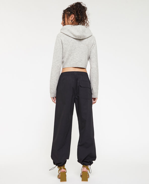 Pantalon parachute ceinture élastiquée noir - Pimkie