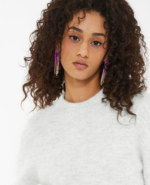 Pull en maille douce et chaude gris clair - Pimkie