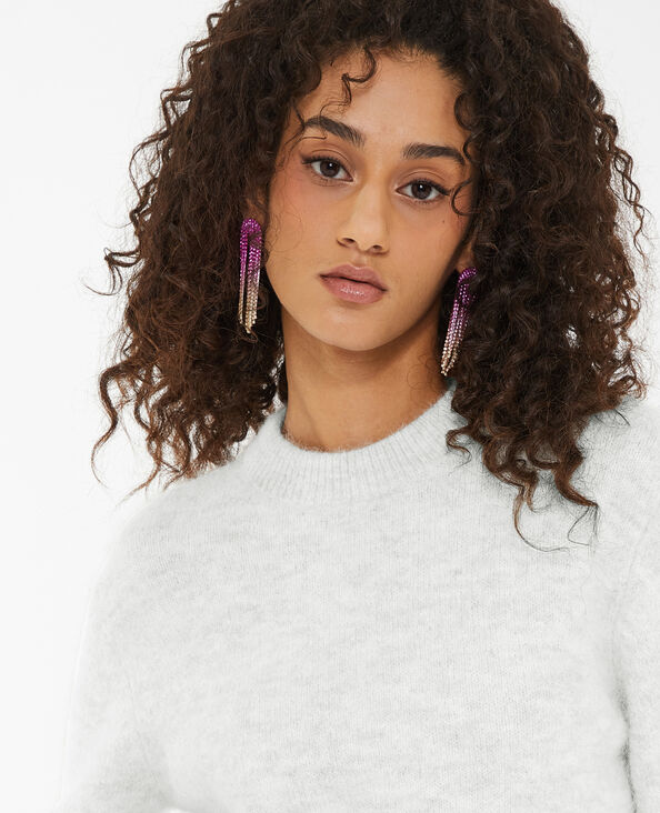 Pull en maille douce et chaude gris clair - Pimkie