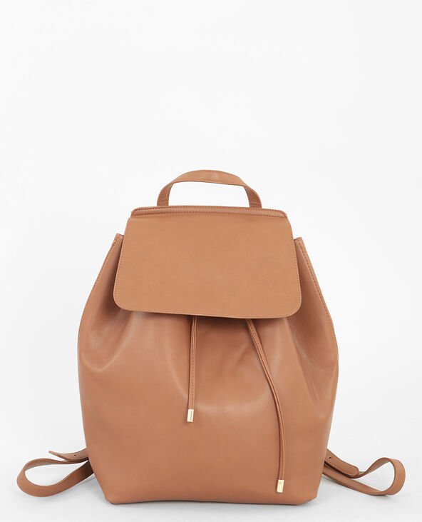 Sac à dos minimaliste camel - Pimkie
