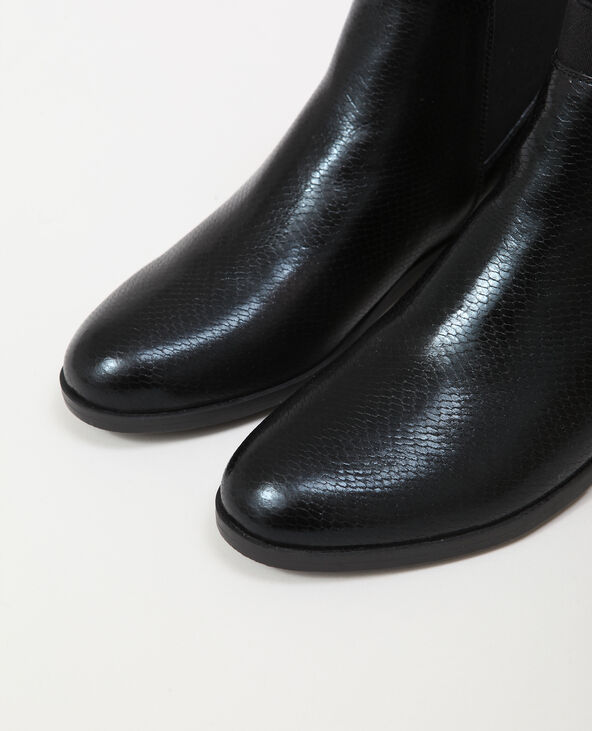 Bottines plates noir - Pimkie