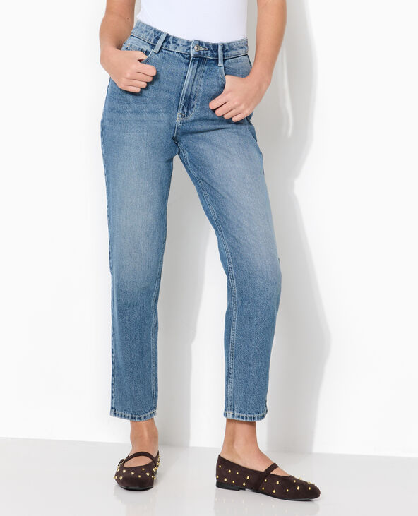 Jean mom taille haute bleu - Pimkie