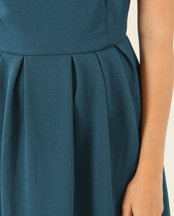 Robe à dos croisé bleu foncé - Pimkie