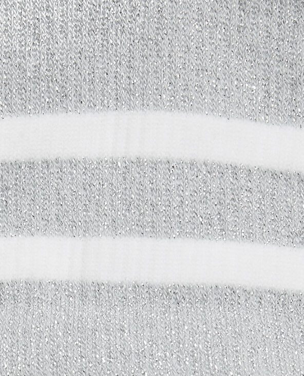 Chaussettes sport avec lurex argenté - Pimkie