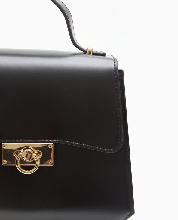 Sac boxy avec poignée et bandoulière noir - Pimkie
