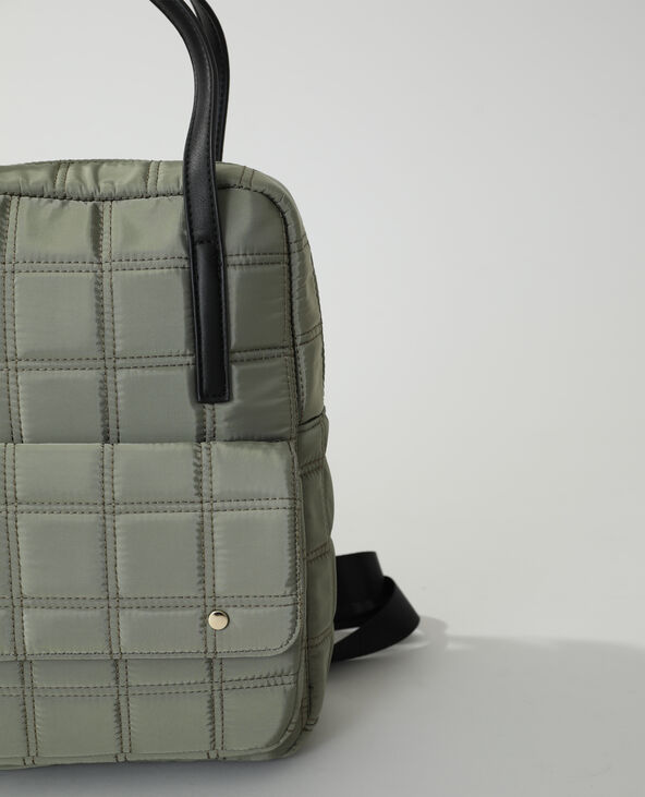 Sac à dos matelassé vert kaki - Pimkie