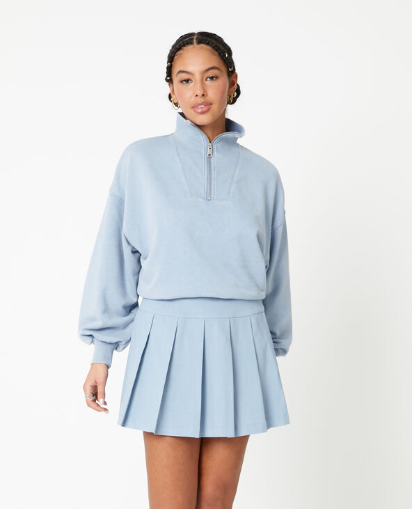 Jupe plissee bleu electrique shop