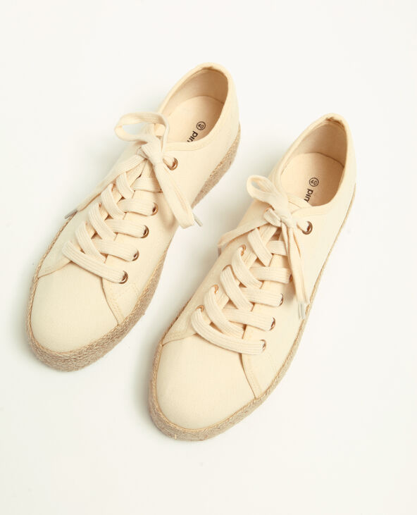 Basket top semelle paille