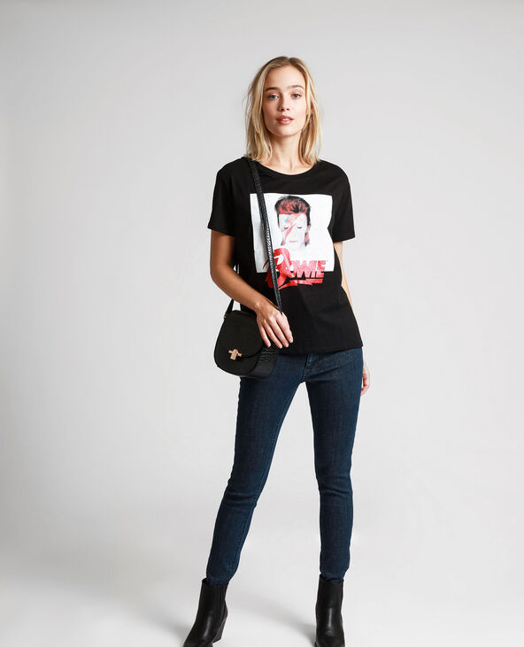 T-shirt David Bowie noir - Pimkie