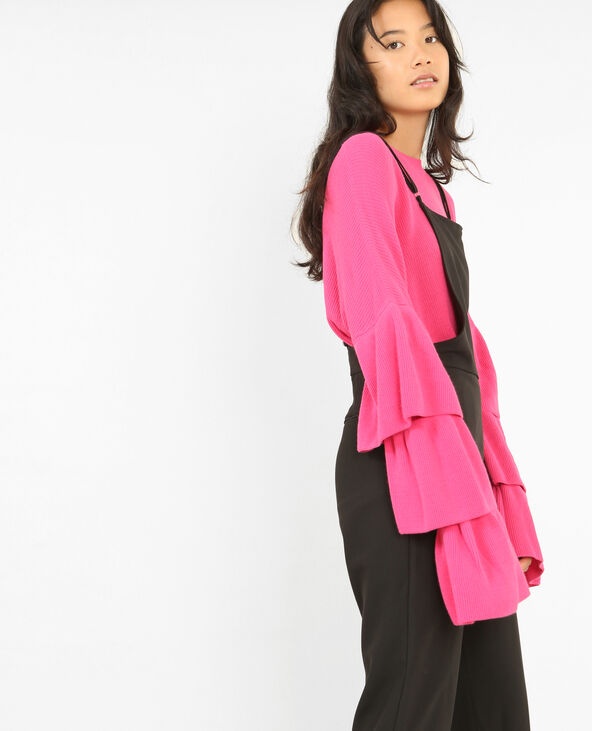 Pull à manches pagode rose fuchsia - Pimkie