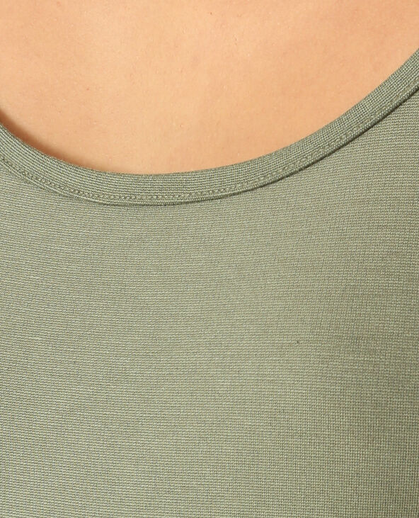 Robe moulante vert de gris - Pimkie