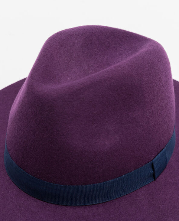 Fedora bicolore violet - Pimkie