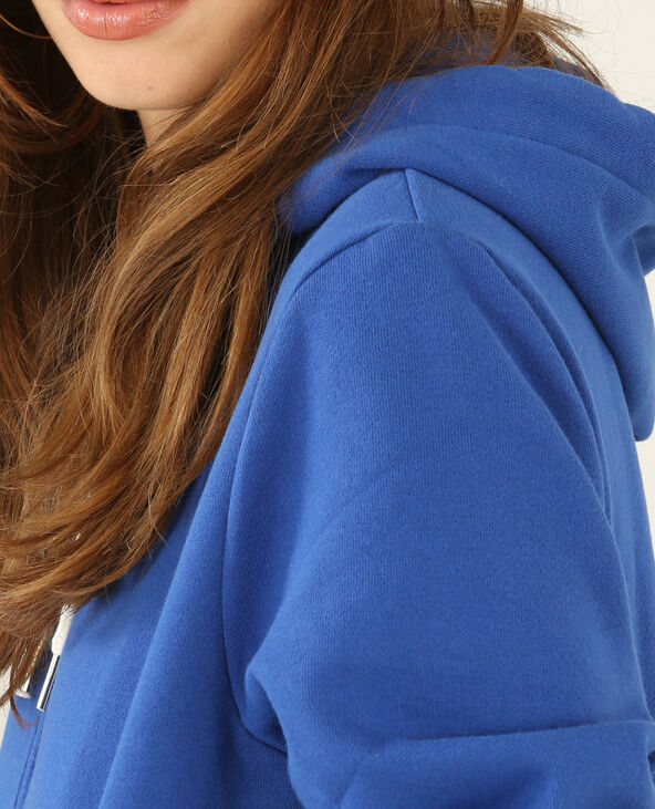Sweat zippé bleu marine - Pimkie