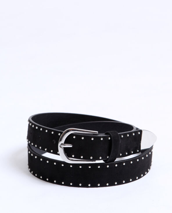 Ceinture à clous noir - Pimkie