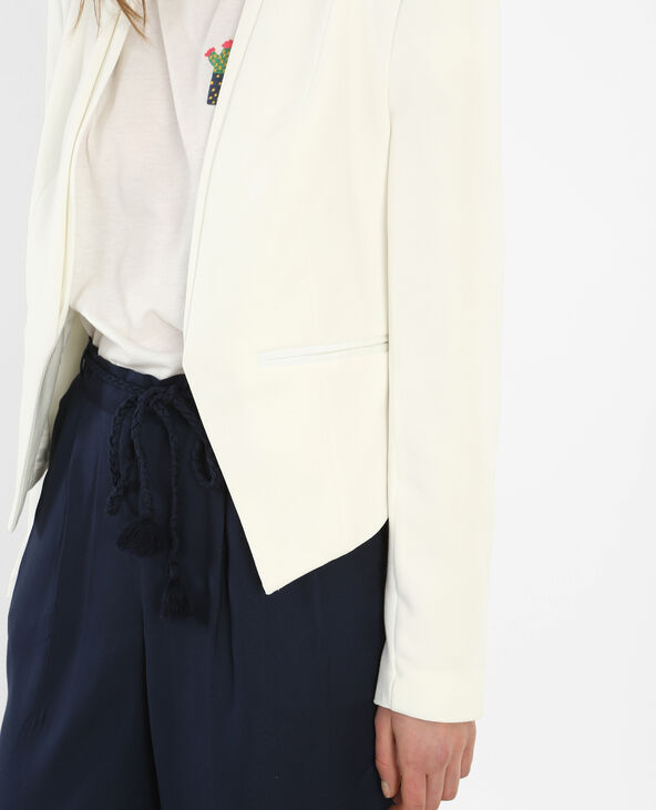 Blazer court femme blanc - Pimkie