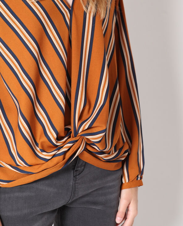 Blouse à rayures jaune - Pimkie