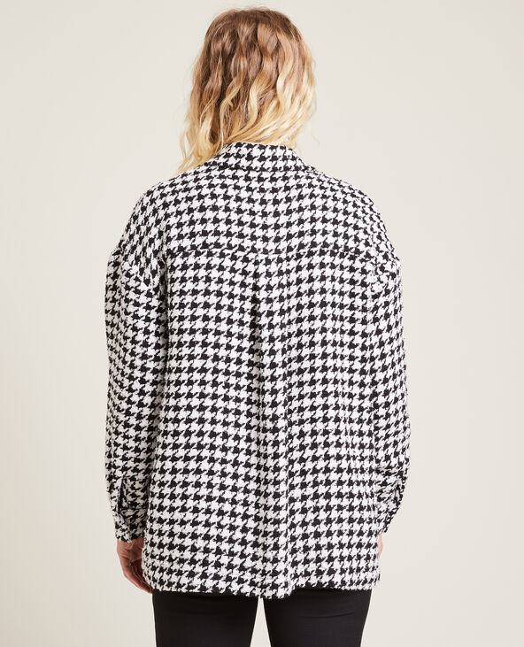Surchemise tweed noir - Pimkie