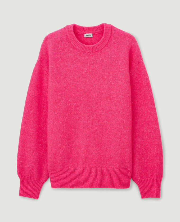 Pull maille col rond rose - Pimkie