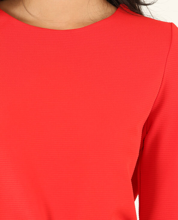 T-shirt à manches pagode rouge - Pimkie