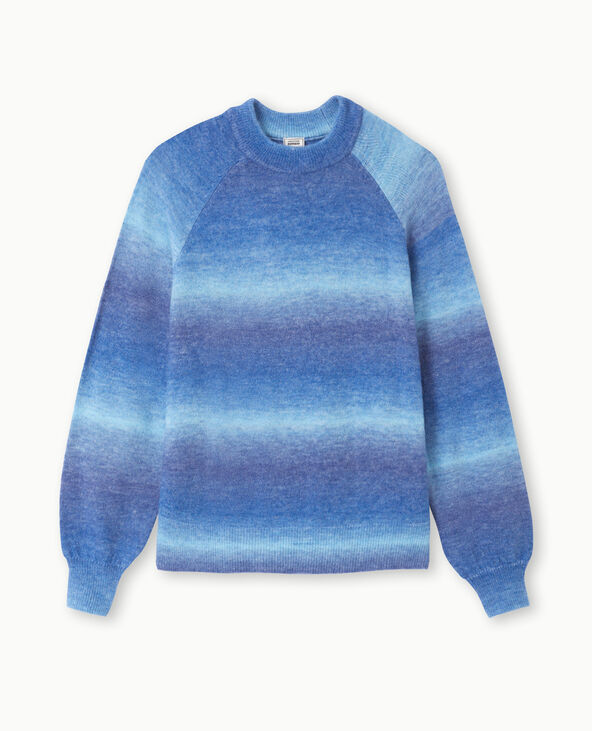 Pull en maille effet dégradé bleu - Pimkie