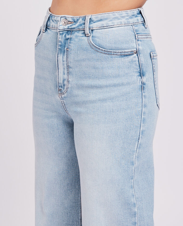 Jean large effet délavé bleu - Pimkie