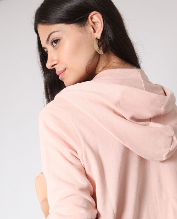 Sweat zippé rose clair - Pimkie
