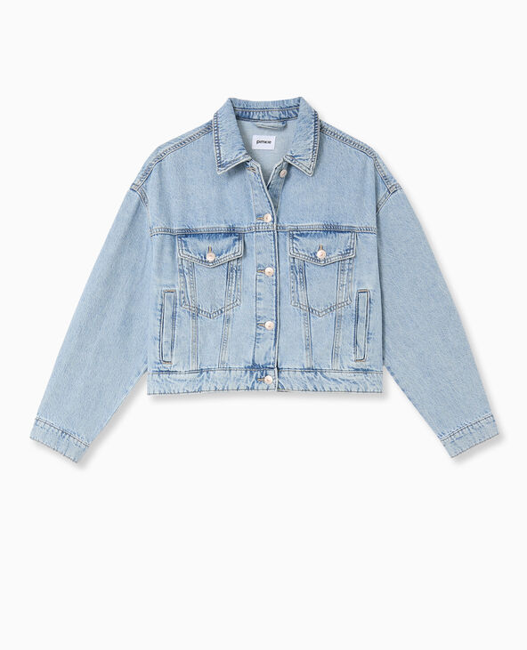 Veste en jean bleu - Pimkie