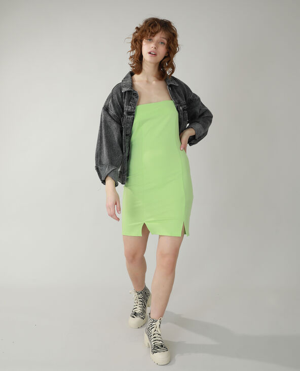 Robe fourreau vert anis - Pimkie